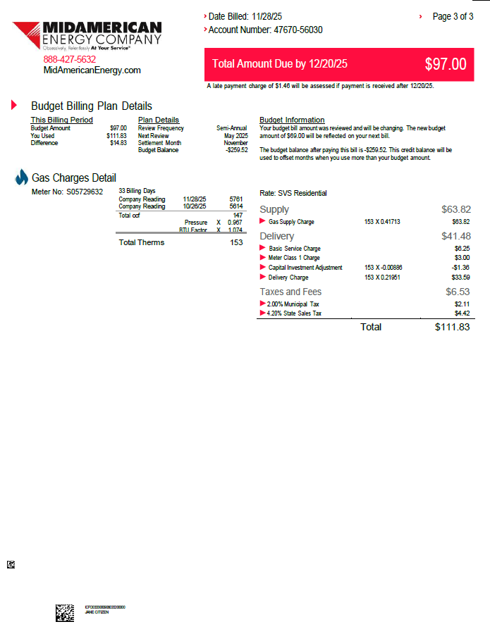  Minol USA business utility bill 